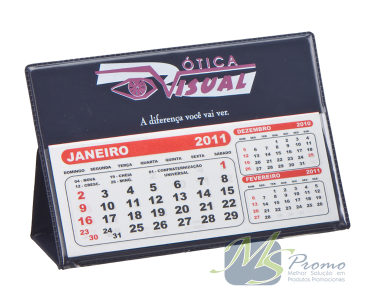 Calendário de Mesa Pequeno Calendário de Mesa Pequeno