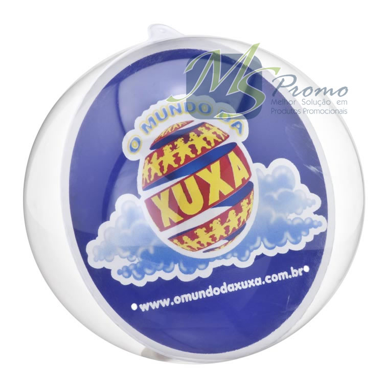 Bola inflável Personalizada - MPI32 - Promoball Inflável. Produzido em PVC  inflável, lâmina de PVC kamurça, válvula inflável. Medida, 32 cm de  diâmetro. - 108793 - Bola inflável