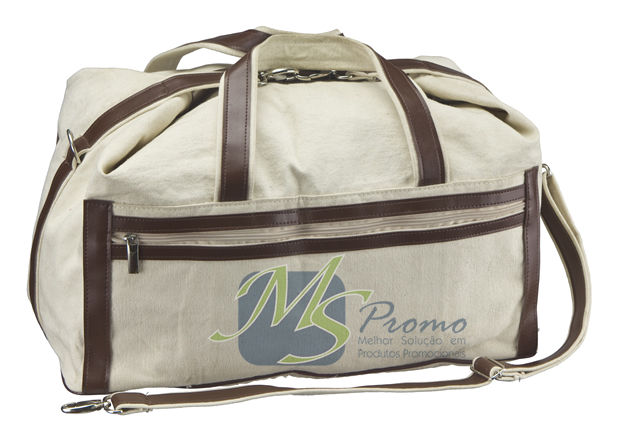 Bolsa em Lona com sintético Bolsa em Lona com sintético