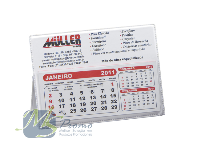 Calendário de Mesa Grande Calendário de Mesa Grande